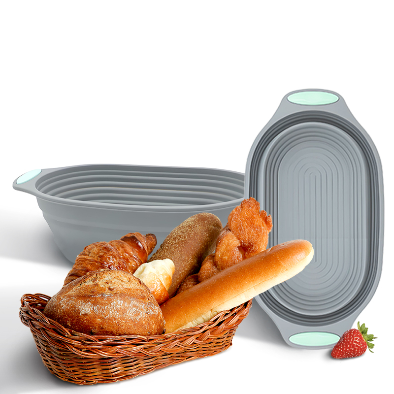 Kitchen Appliances Packages - 1 Stück Silikon Faltbarer Banneton Brotgärkorb
