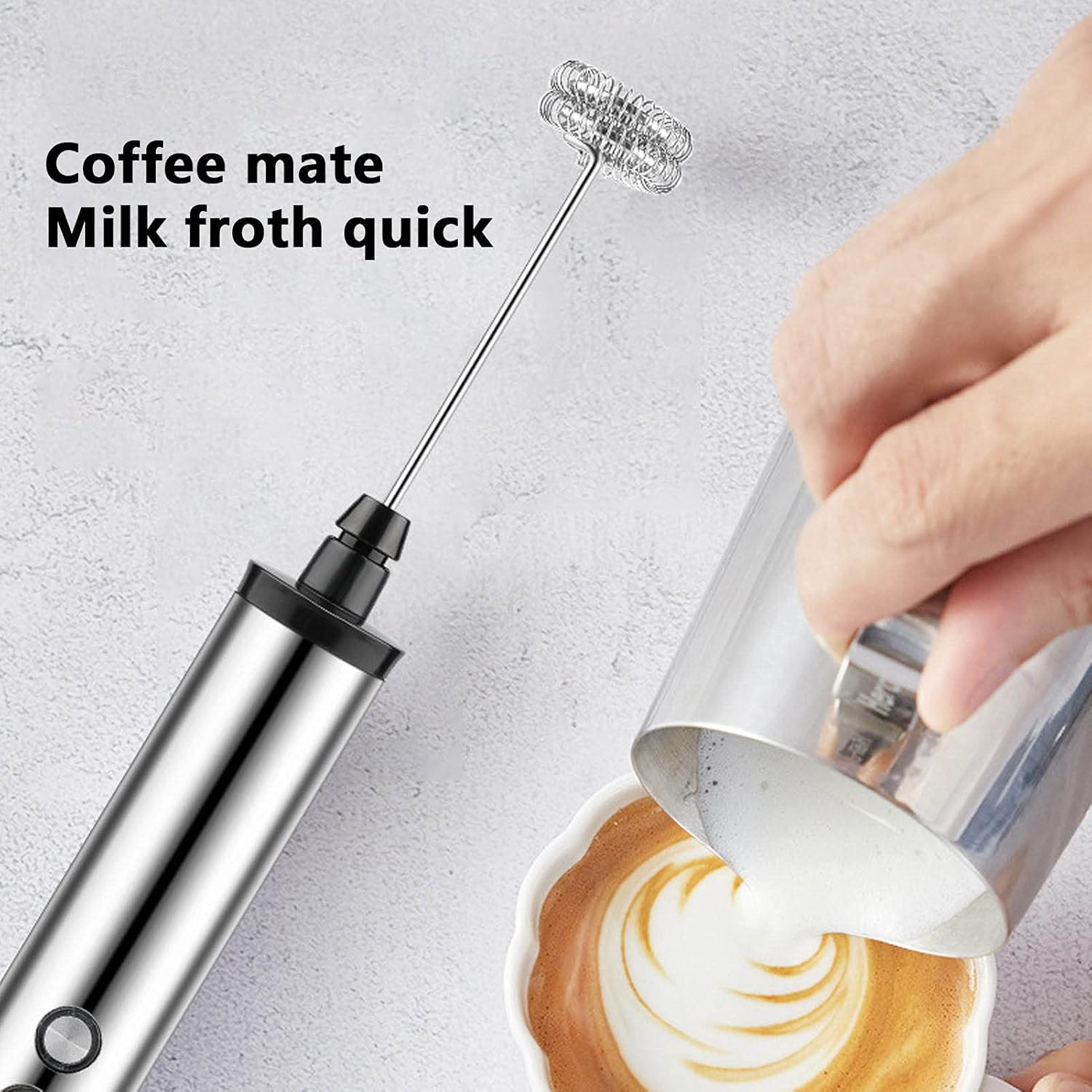 Kitchen Appliances For Restaurant - Magpie 3-in-1 Handmixer Elektrischer Milchaufschäumer Getränkemixer