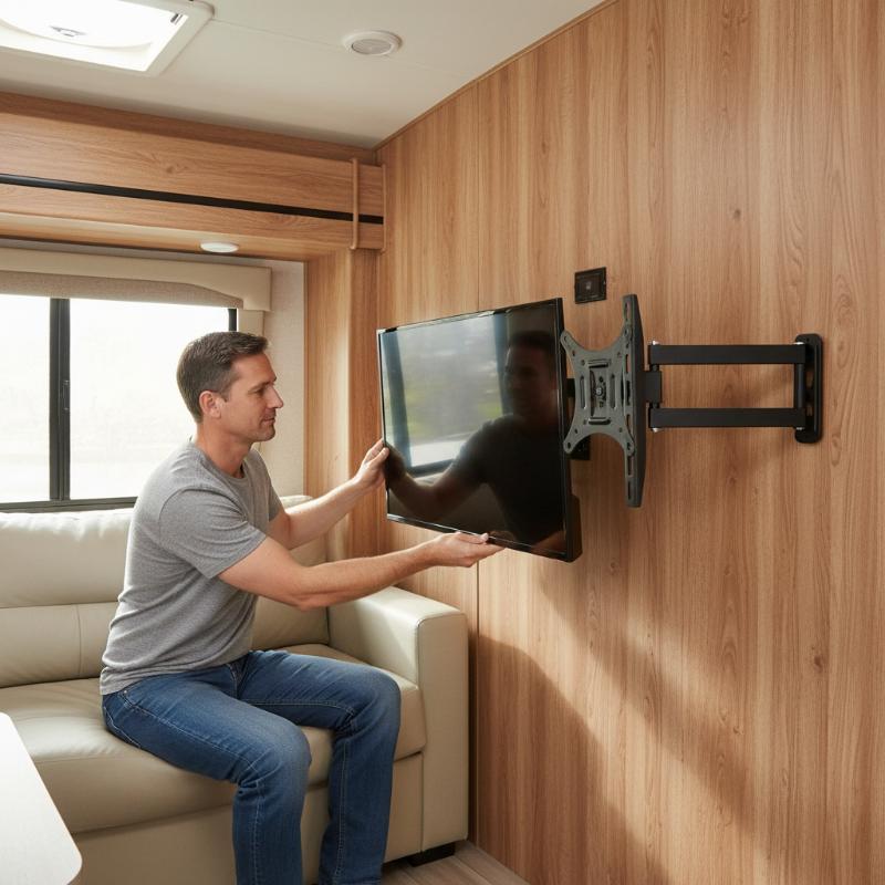 Kitchen Appliances Video - Für Wohnmobile, klappbarer TV-Halter für den