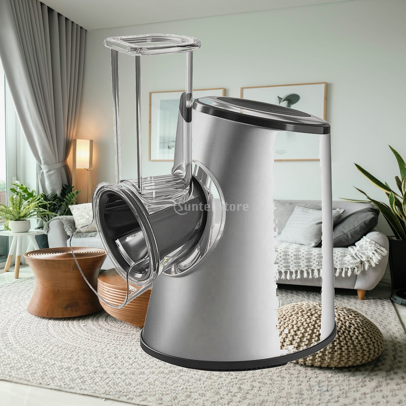 Kitchen Appliances Countertop - 5-in-1 Lebensmittelschneider Kompakter Elektrischer Lebensmittelzerkleinerer Reibe