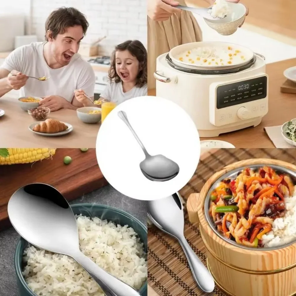 Großer Edelstahl-Reislöffel au – Kitchen Appliances Large Bewertung und Preis