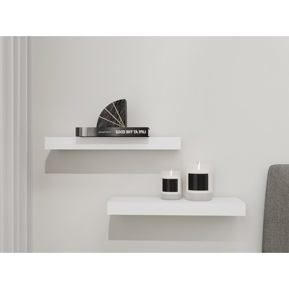 Weiße Schweberegale Set aus 2  – Kitchen Appliances In White Bewertung und Preis