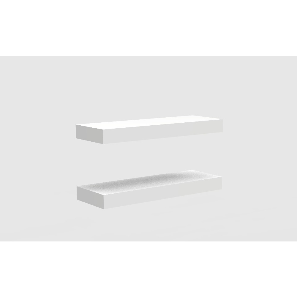 Weiße Schweberegale Set aus 2  – Kitchen Appliances In White Bewertung und Preis
