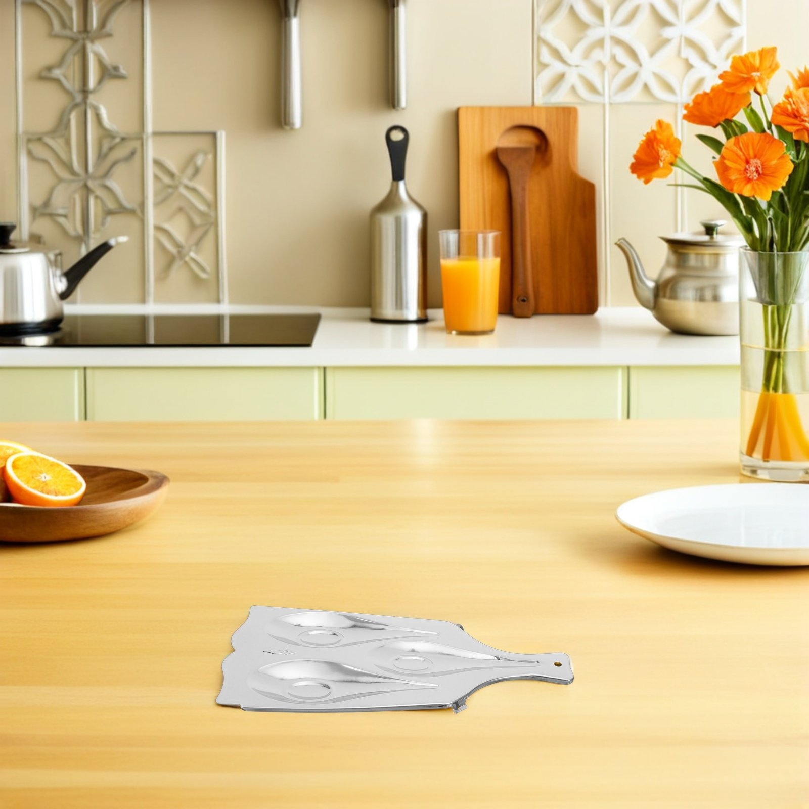 Edelstahl-Löffelablage mit dre – Kitchen Appliances Rack Bewertung und Preis