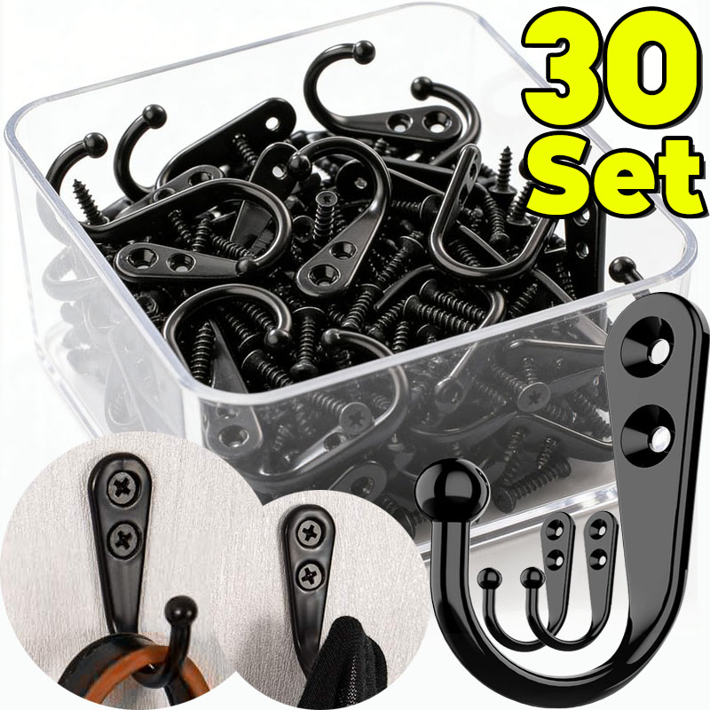 Schwarze Metallhaken mit Schra – Kitchen Appliances Rack Bewertung und Preis