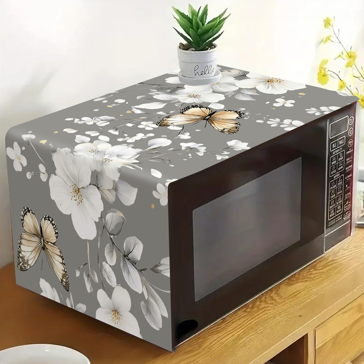 1 Stück Weiße Blumen-Mikrowell – Kitchen Appliances In White Bewertung und Preis