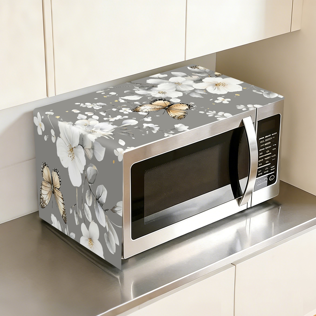 1 Stück Weiße Blumen-Mikrowell – Kitchen Appliances In White Bewertung und Preis