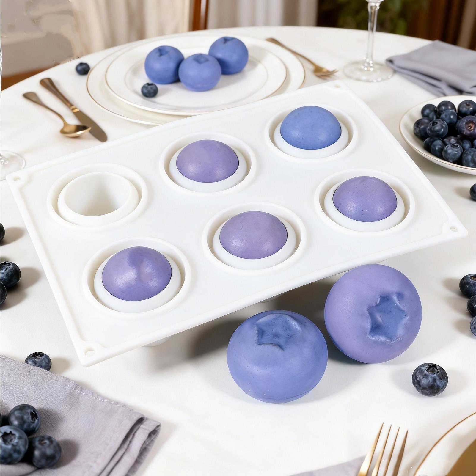 6-fach Blaubeer-Mousse-Kuchen- – Kitchen Appliances For Baking Bewertung und Preis