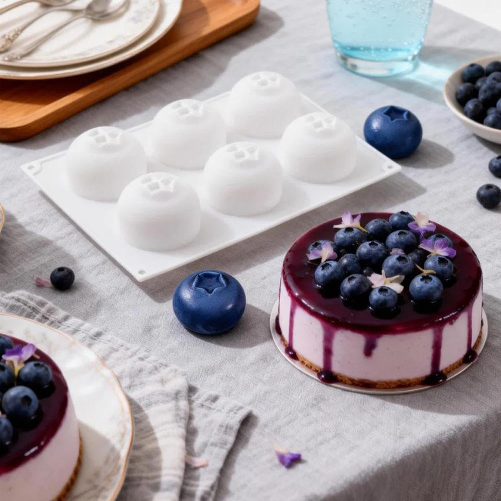 6-fach Blaubeer-Mousse-Kuchen- – Kitchen Appliances For Baking Bewertung und Preis