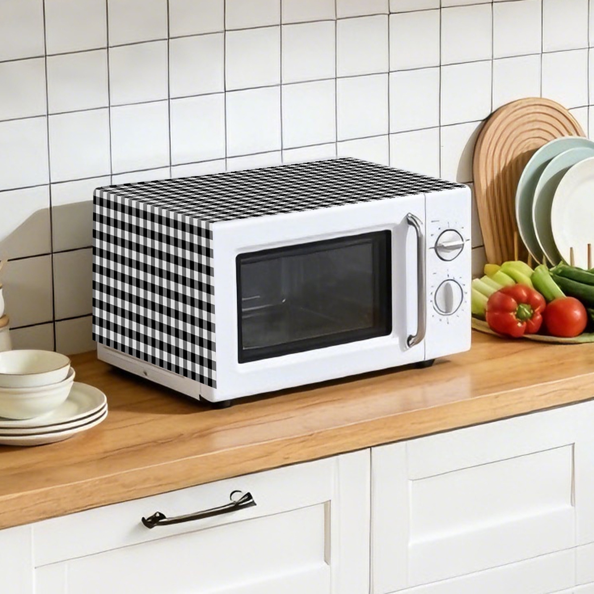 Schwarz-weiß karierte Staubsch – Kitchen Appliances In White Bewertung und Preis