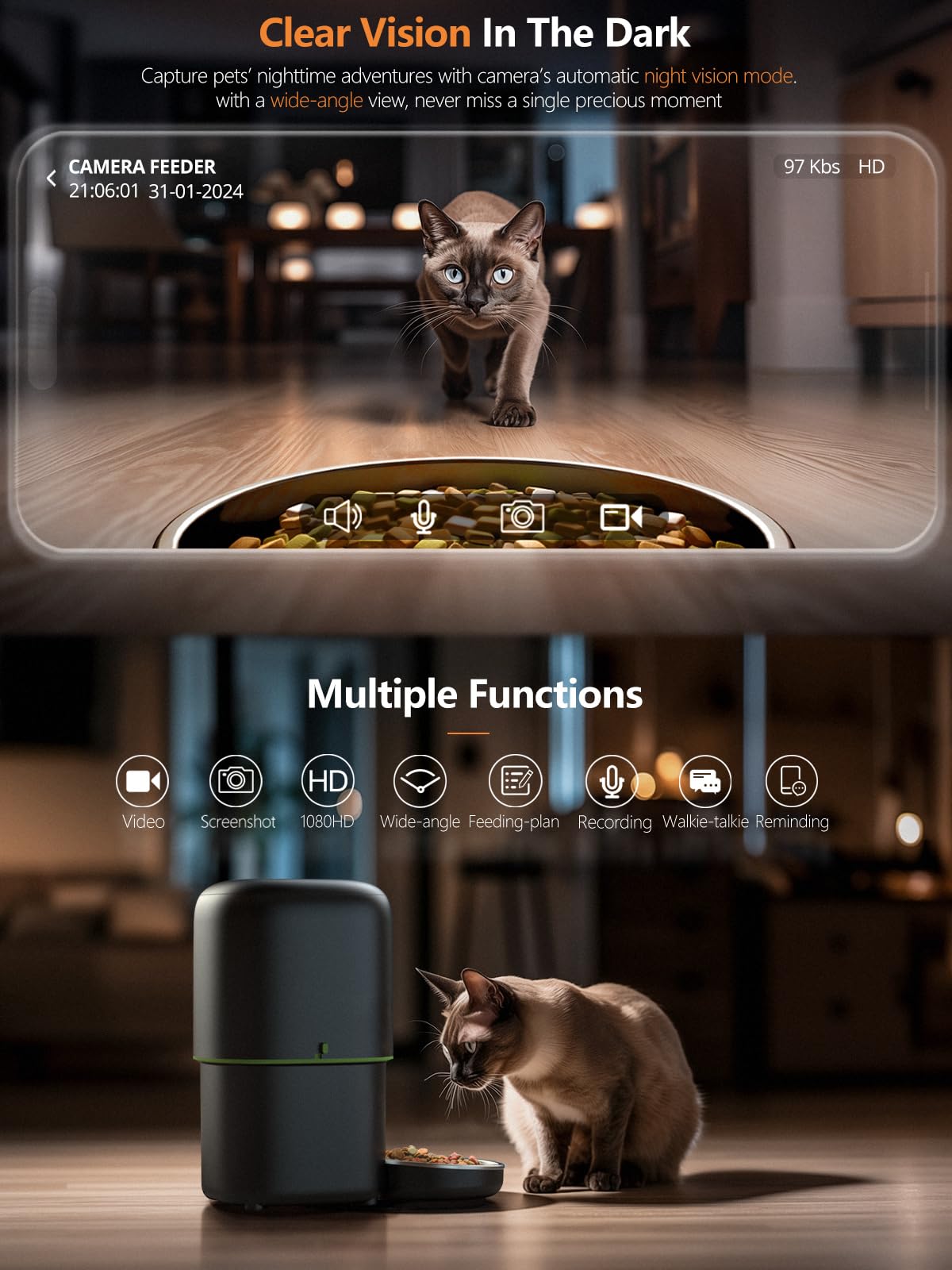 Automatische Katze Feeder Kame – Kitchen Appliances Video Bewertung und Preis