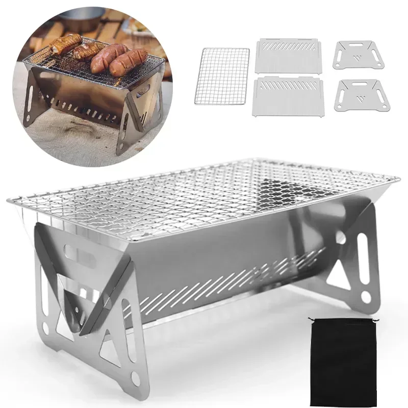 Tragbarer Klappbarer Grill, He – Toaster 4 Slice Bewertung und Preis