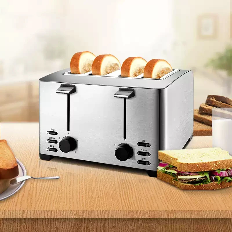 Kommerzieller 4-Scheiben-Toast – Toaster 4 Slice Bewertung und Preis